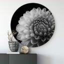 Tableau sur alu-Dibond Grønkjær - Dahlia - Rond