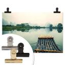 Poster - Descente sur le fleuve en Chine