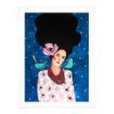 Póster Mujer bajo el cielo estrellado - Hülya
