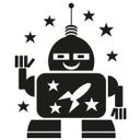 Sticker mural - Robot Spacy