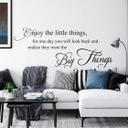 Wallsticker - Enjoy the little things... 1