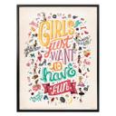 Póster Tohmé - Las chicas sólo quieren divertirse
