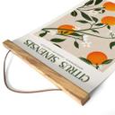 Tekstil plakat Boho-appelsintræ - Citrus Sinensis - Tunaboylu
