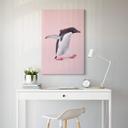 Cuadro en lienzo Suelto - Flip Flop Penguin