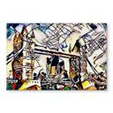 Tableau sur verre Zamart - La rencontre de Kandinsky et de Londres