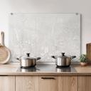 Wit Spatscherm met planten in een modern ontwerp - Ms Tiff