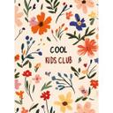 Ikke-vævet tapet fototapet til børneværelset - Cool Kids Club Farverige blomster - Treechild