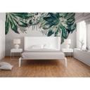 non-woven tapet Designwalls i blå og grøn non-woven tapet Leaves Variety palmetræer jungle
