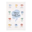 Póster de tela Disfruta de una taza de Positivi-Tea - KsanaKalpa