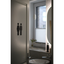 MDF - Decoración en madera - Letrero WC