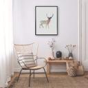 Plakat - Orara Studio - Hjort i pastel