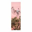 Póster de tela Zhao - Pareja de pájaros al atardecer - Panorama