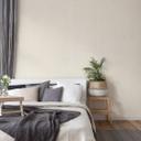 Hygge tapet i hvid og grå med pampasgræs non-woven tapet mat og let struktureret