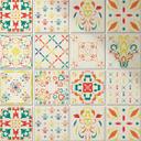 Azulejos Adhesivos Villa Kunterbunt - set de 12