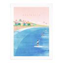 Póster Surf en la costa de Australia - Ríos