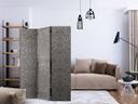 Screen room divider - Orientalsk ornament, 3-delt - 135x172 cm