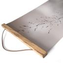 Póster de tela hoja de hierba con gotas de rocío - Sillen