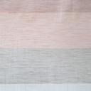 Fertigschal mit verdeckten Schlaufen - Gardine mit Querstreifen - Vorhang grau rosa