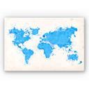 Tableau Forex - Aquarelle carte du monde