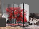 Screen room divider - Efterår i parken, 3-delt