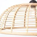 Pendelleuchte Elma, braun, 134,5 x 56 cm, Bambus Pendellampe