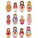 Muursticker set Leffler – Matroesjka’s