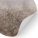 Pampagras en grassen Muursticker in beige - Ms Tiff - Rond