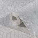 3D-look tapet grå grafik 