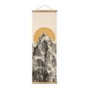 Póster de tela Sol detrás de la montaña - Bodart - Panorama