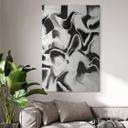 Geborsteld Alu-Dibond met goud-, zilver- & kopereffect - Abstract marmerpatroon - Treechild