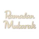 Décoration en bois placage peuplier Ramadan Mubarak
