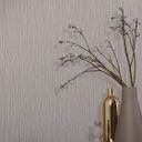 Non-woven tapet med moderne ensfarvet look og tekstur i hvid ensfarvet