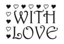 With Love wallsticker