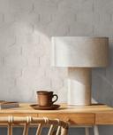 Non-woven tapet med 3D honeycomb mønster beige tekstureret 