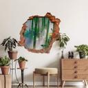3D Wallsticker med bambusskov