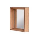 Wandspiegel 3er Set Holz klein - Bangkok - 26x26 cm