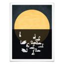 Plakat - Kubistika - Swan Lake