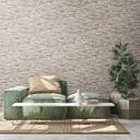 Sten tapet 3D ikke-vævet tapet beige - ikke-vævet tapet steneffekt moderne til stue, gang