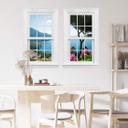 3D Wallsticker dobbeltvindue - Udsigt over Amalfikysten