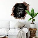 3D Wallsticker havmand - sølvryg