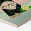 Sekskantet træ Gin og tonic-cocktail - Lizde