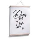Plakat - Dear bed I love you
