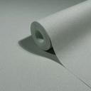 Papel pintado no tejido aspecto hormigón liso moderno mate en verde 