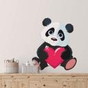 Panda med hjerte