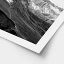 Póster vista de los Alpes - paisaje montañoso de los Dolomitas