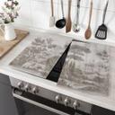 Kookplaat afdekplaat landschap met tuinlandschap in beige - Ms Tiff