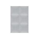 Polsterpaneel Mollis hellgrau 30x30 cm