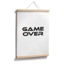 Póster Game Over - Efecto Glitch