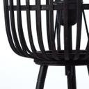 Stehleuchte Willi, braun, 130 x 45 cm, Bambus Stehlampe