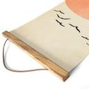 Póster de tela Bandada de pájaros al atardecer - Kubistika